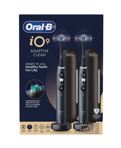 iO9 Dual Handle Electric Toothbrush Pack